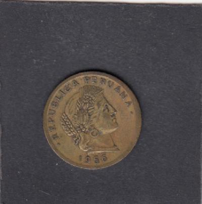 Beschrijving: 20 Centavos LEAF